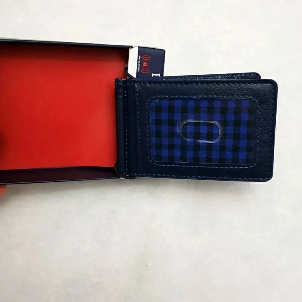 Beau Brummel Soho Money Clip Slim Pocket Wallet New
